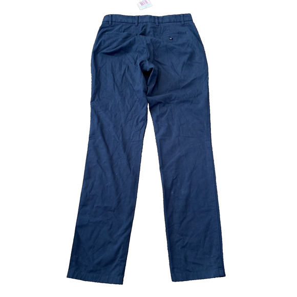 Everlane Mens 30x32 The Performance Chino Uniform Pants Navy Blue Slim Fit NWT - Picture 2 of 8